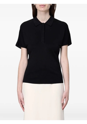 MeimeiJ short-sleeve polo shirt - Black