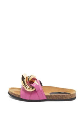 JW Anderson chain-link detail slip-on sandals - Pink