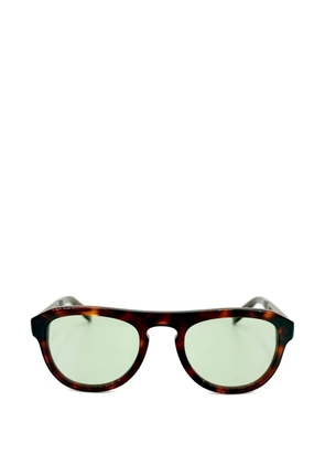 Yellows Plus Parker tortoiseshell-effect pilot sunglasses - Brown