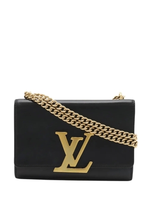 Louis Vuitton Pre-Owned 2015 Leather Louise Chain MM crossbody bag - Black
