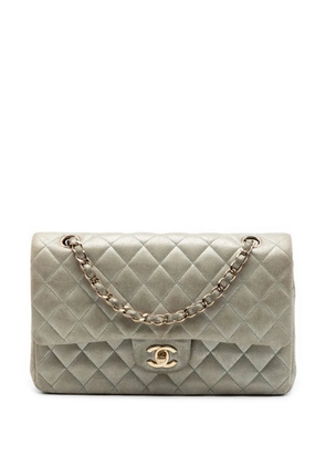 CHANEL Pre-Owned 2011 Medium Classic Iridescent Lambskin Double Flap shoulder bag - Silver