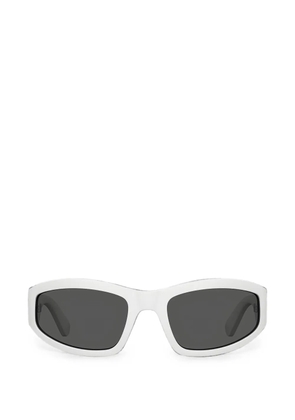 Moschino rectangle-frame sunglasses - White