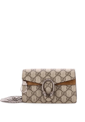 Gucci Pre-Owned Dionysus Bag GG Coated Canvas Super Mini crossbody bag - Brown