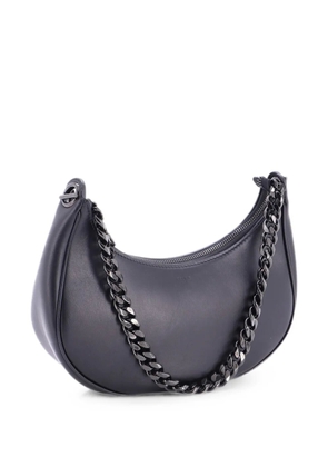 Celine Pre-Owned Ava Chain Bag Leather Medium hobo bag - Black