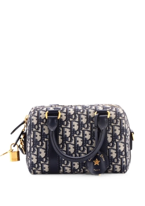 Christian Dior Pre-Owned Groove Convertible Bowling Bag Oblique Canvas 20 handbag - Blue