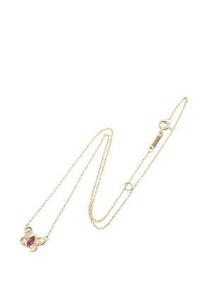 Van Cleef & Arpels Pre-Owned 2010s butterfly ruby necklace - Gold