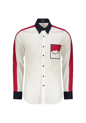 Paul & Shark long-sleeved cotton shirt - White