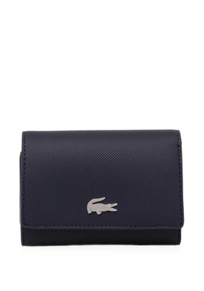 Lacoste Anna logo-plaque foldover wallet - Blue