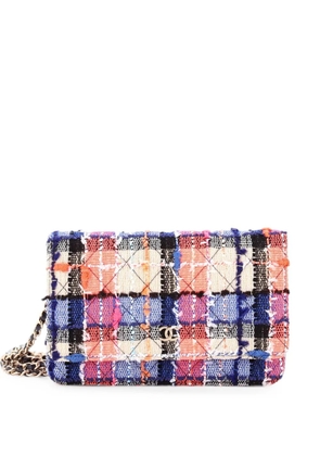 CHANEL Pre-Owned Wallet on Chain Quilted Tweed crossbody bag - Multicolour