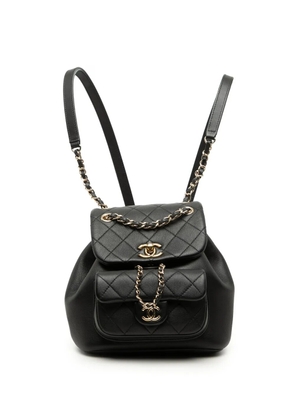 CHANEL Pre-Owned 2021-2026 Small Lambskin Duma backpack - Black