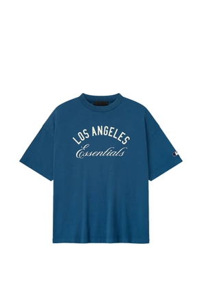 FEAR OF GOD ESSENTIALS x MLB logo-print cotton T-shirt - Blue