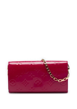 Louis Vuitton Pre-Owned 2013 Monogram Vernis Chain Wallet shoulder bag - Pink