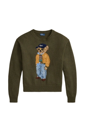 Polo Ralph Lauren embroidered cotton sweater - Green