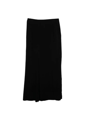 Yohji Yamamoto front-slit panelled skirt - Black