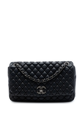 CHANEL Pre-Owned 2012-2013 Large Quilted Iridescent Calfskin New Bubble Flap shoulder bag - Black