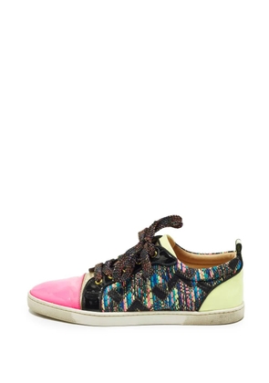 Christian Louboutin Pre-Owned Gondoliere lace-up sneakers - Black