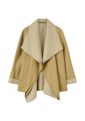 RETORI shawl-collar oversized coat - Green