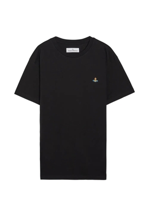 Vivienne Westwood Orb-embroidered T-shirt - Black