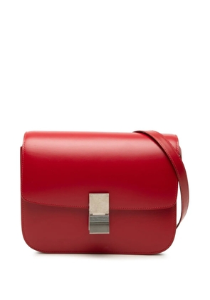 Celine Pre-Owned 2019 Medium Calfskin Classic Box crossbody bag - Red