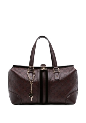 Gucci Pre-Owned 2000-2015 Guccissima Treasure boston bag - Brown