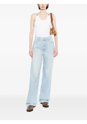 MOTHER faded-effect wide-leg jeans - Blue