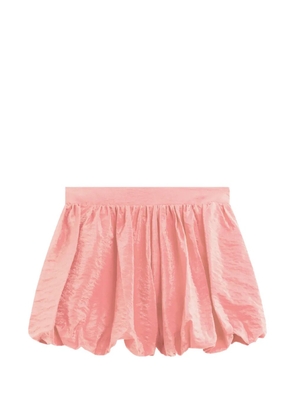 The Frankie Shop gathered bubble-hem shorts - Pink