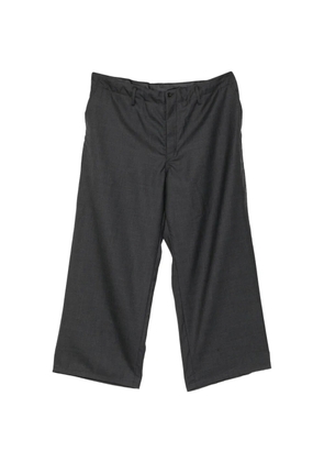 Yohji Yamamoto wide-leg woven trousers - Grey