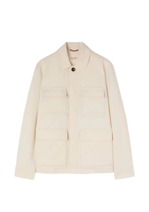 RETORI pocket-detail linen jacket - Neutrals