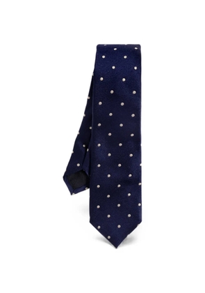 TOM FORD polka-dot silk tie - Blue