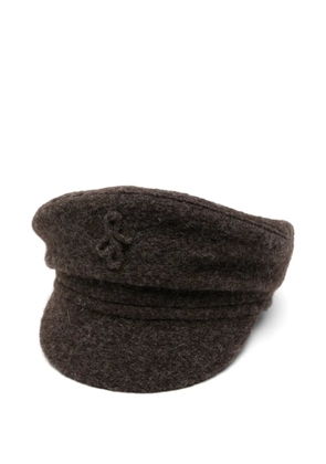 Ruslan Baginskiy logo-embroidered beret - Brown