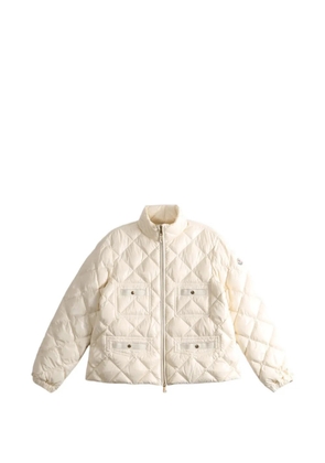 Moncler Lavaret diamond-quilted down jacket - Neutrals