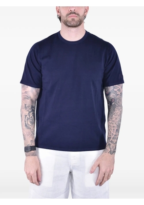 MC2 Saint Barth Scott embroidered-logo T-shirt - Blue