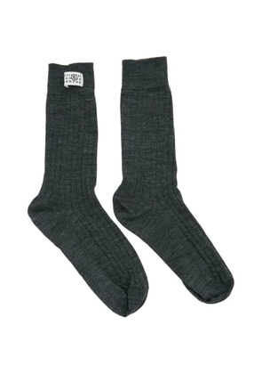 MM6 Maison Margiela wool blend socks - Grey