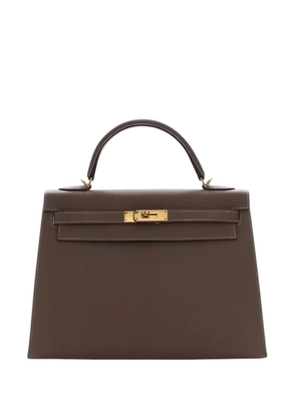 Hermès Pre-Owned 2015 Epsom Kelly II Sellier 32 satchel - Brown