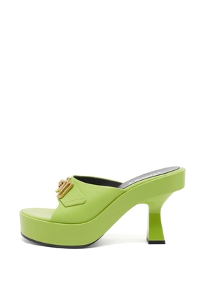 Versace Pre-Owned Medusa Biggie platform mules - Green