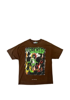 Better with Age graphic-print T-shirt - Brown