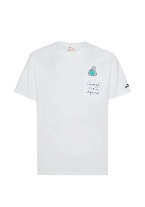 MC2 Saint Barth Austin embroidered-logo pocket T-shirt - White