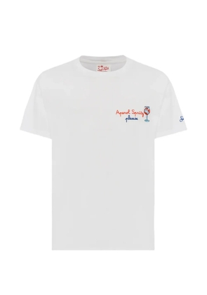 MC2 Saint Barth x Aperol Portofino embroidered T-shirt - White