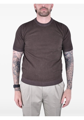 Kangra crew-neck T-shirt - Brown