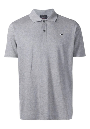Paul & Shark embroidered-logo polo shirt - Grey