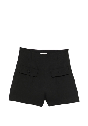 SANDRO high-waisted shorts - Black
