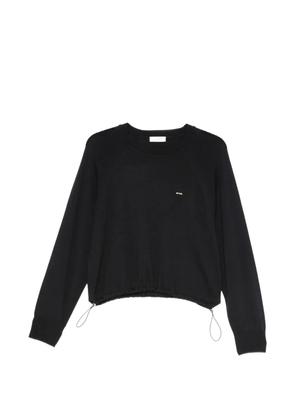 SANDRO raglan-sleeve sweater - Black