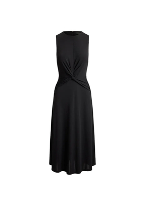 Lauren Ralph Lauren twist-front A-line dress - Black