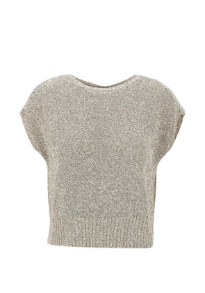 Kangra sequin-embellished sweater - Grey