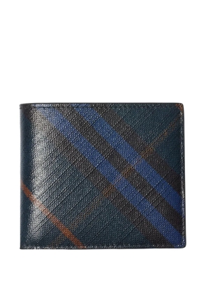Burberry check bi-fold wallet - Black
