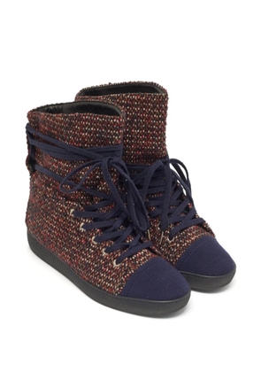 CHANEL Pre-Owned interlocking-CC sneakers - Blue