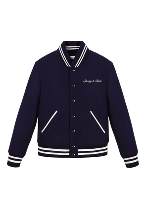 Sporty & Rich Carlyle varsity-style jacket - Blue