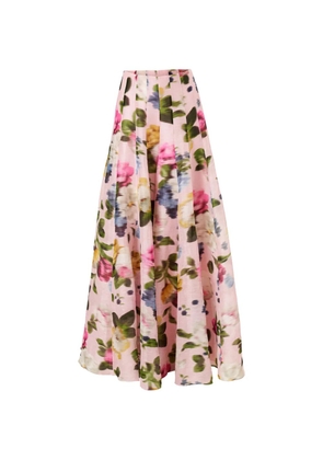 Carolina Herrera Iris floral-print trousers - Pink