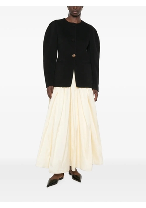 Gabriela Hearst puff-sleeve button-up jacket - Black