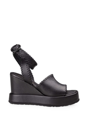 Paloma Barceló Manun wedge sandals - Black
